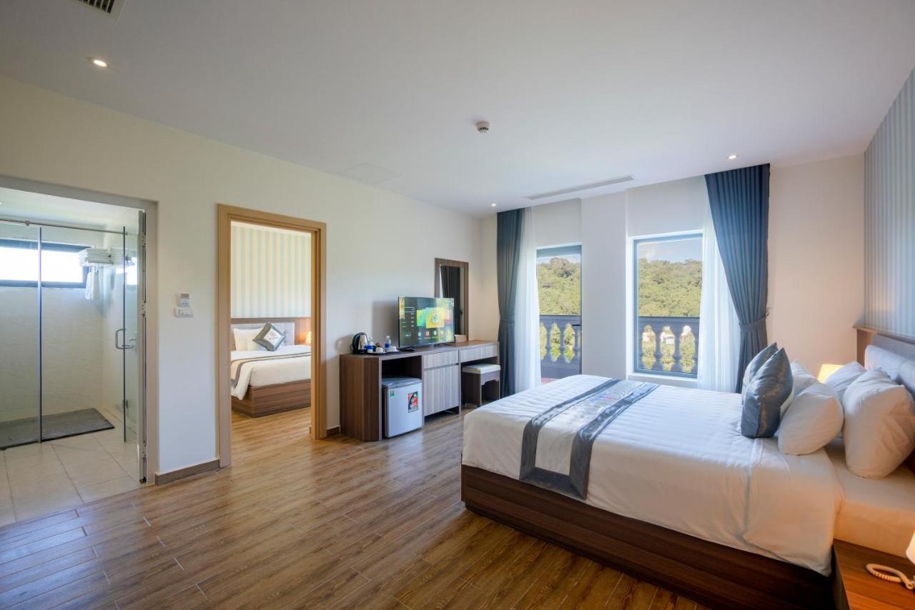 Um-Pq Hotel Дуонг-Донг Экстерьер фото